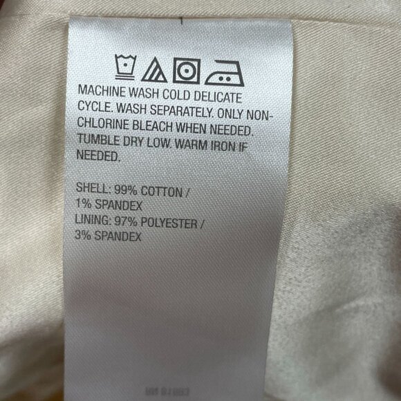 Beautiful By Lawrence Zarian Beige Striped Women’s Blazer Jacket Size M a0524 - Picture 6 of 8